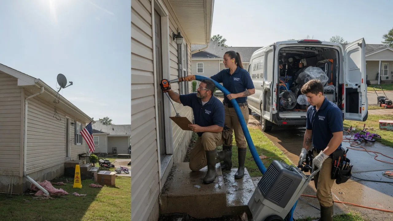 Ceiling Water Damage Restoration in Melrose, LA near me